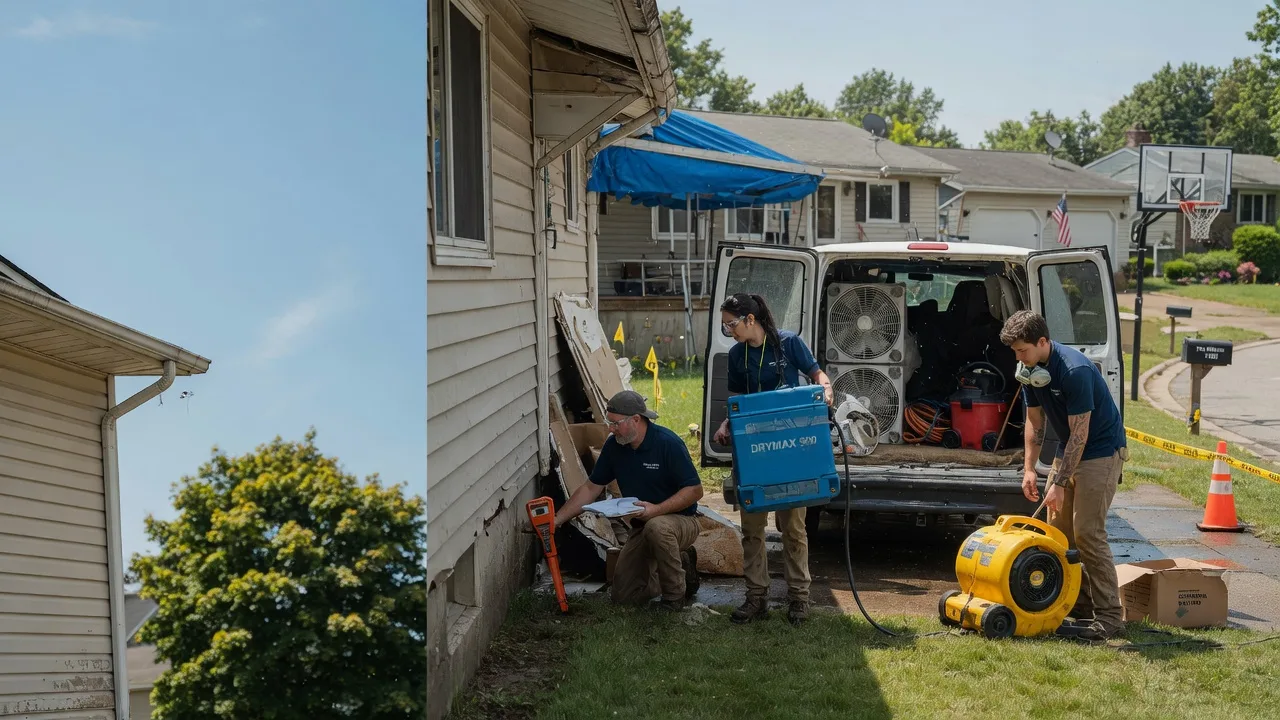 Ceiling Leak Cleanup in Lake George, MI near me
