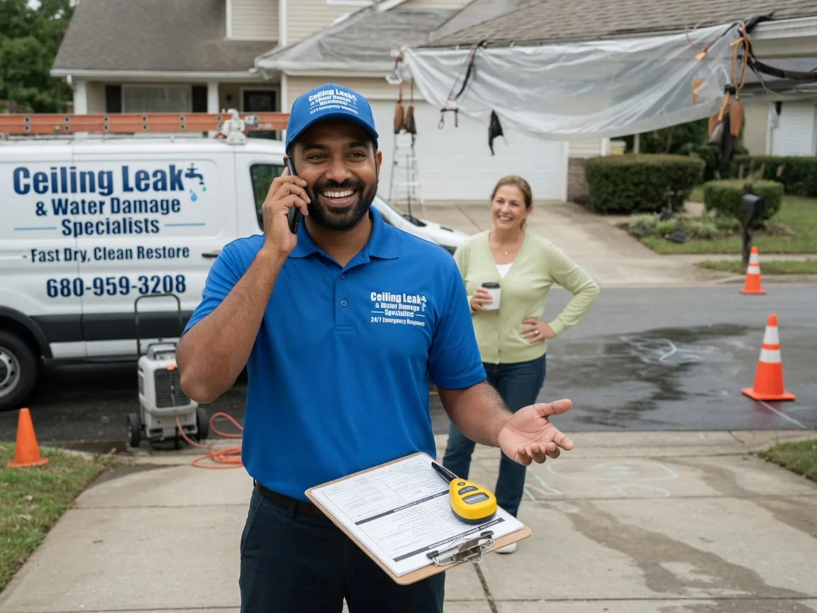 Ceiling Leak Cleanup Lake George, MI FAQs
